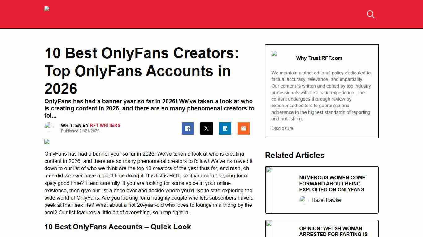 10 Best OnlyFans Creators: Top OnlyFans Accounts in 2026 - St. Louis Riverfront Times